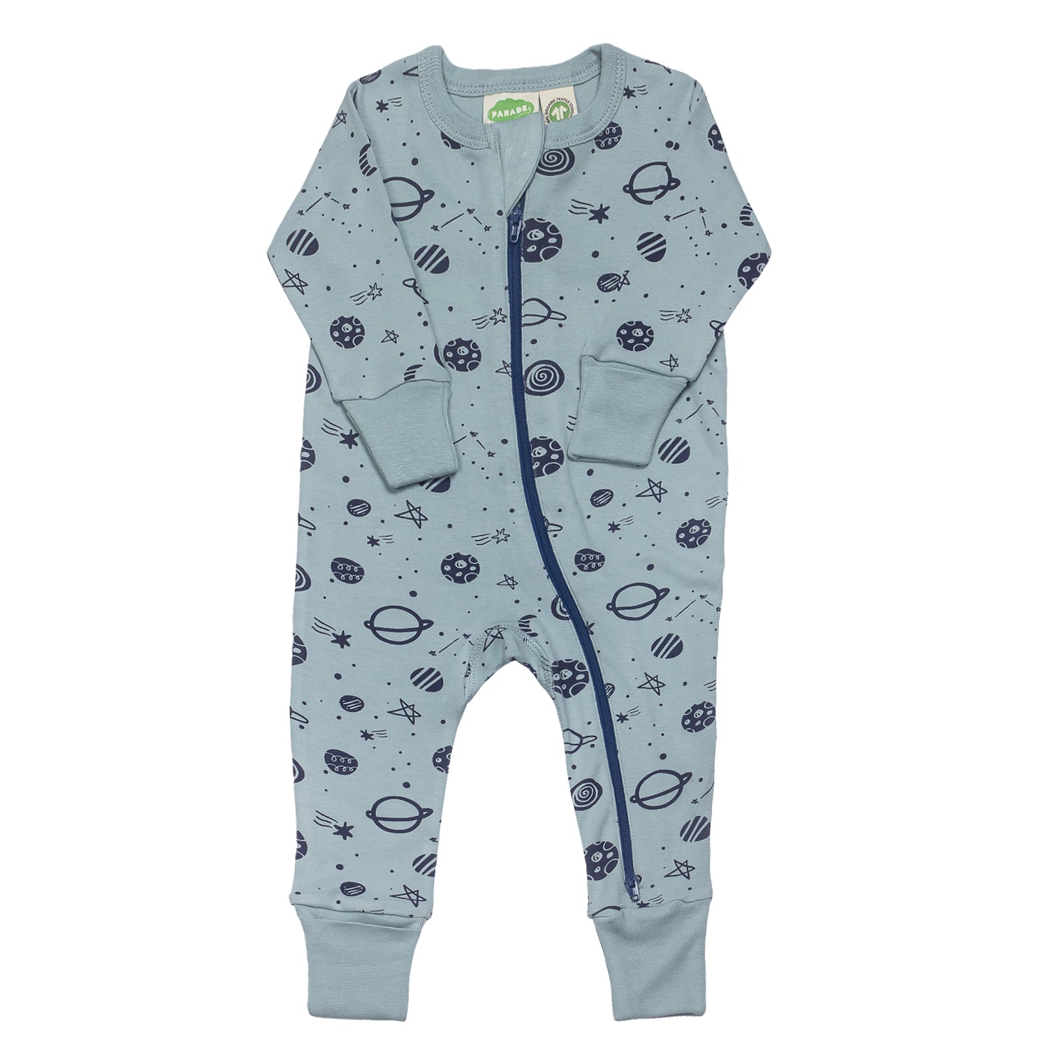Parade Organics 2-Way Zipper Rompers