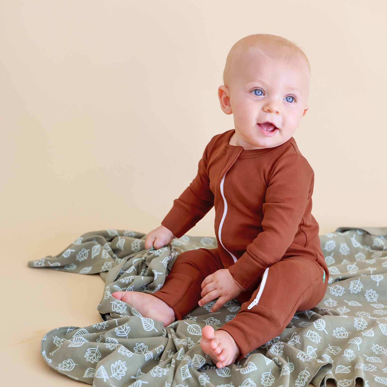 Two way zipper online baby pajamas