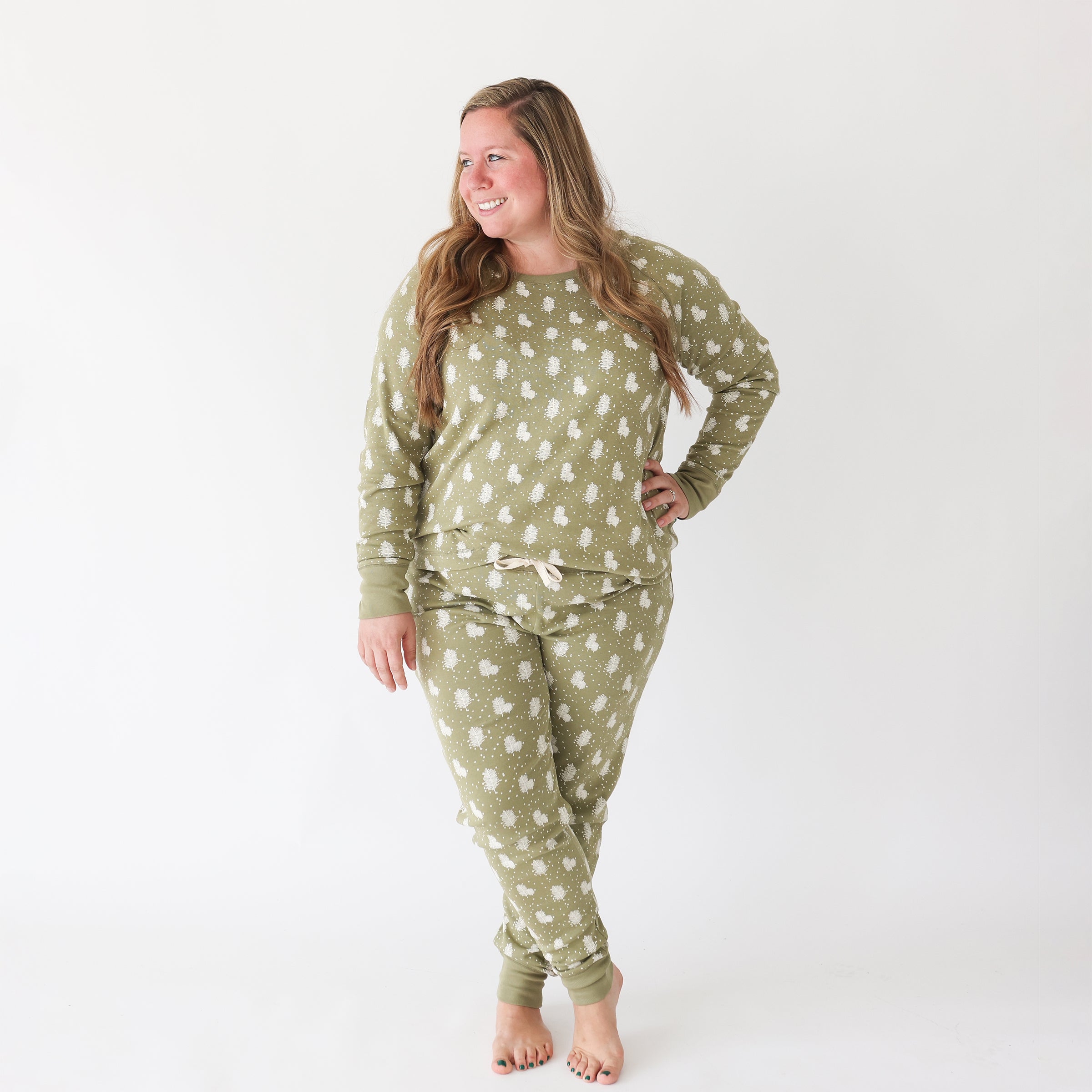 Organic "My Jammies" Matching Holiday Pajamas - Women's