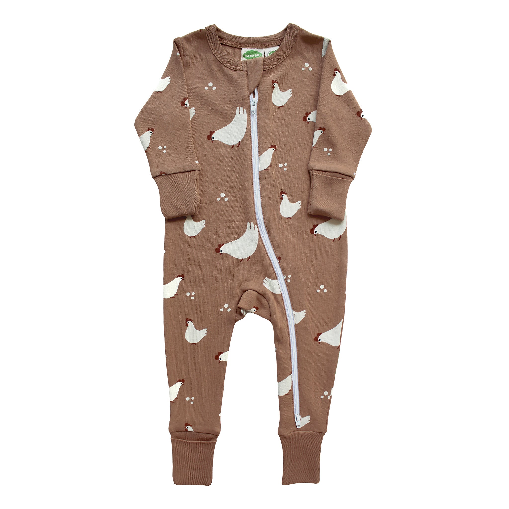 Parade Organics 2-Way Zipper Rompers