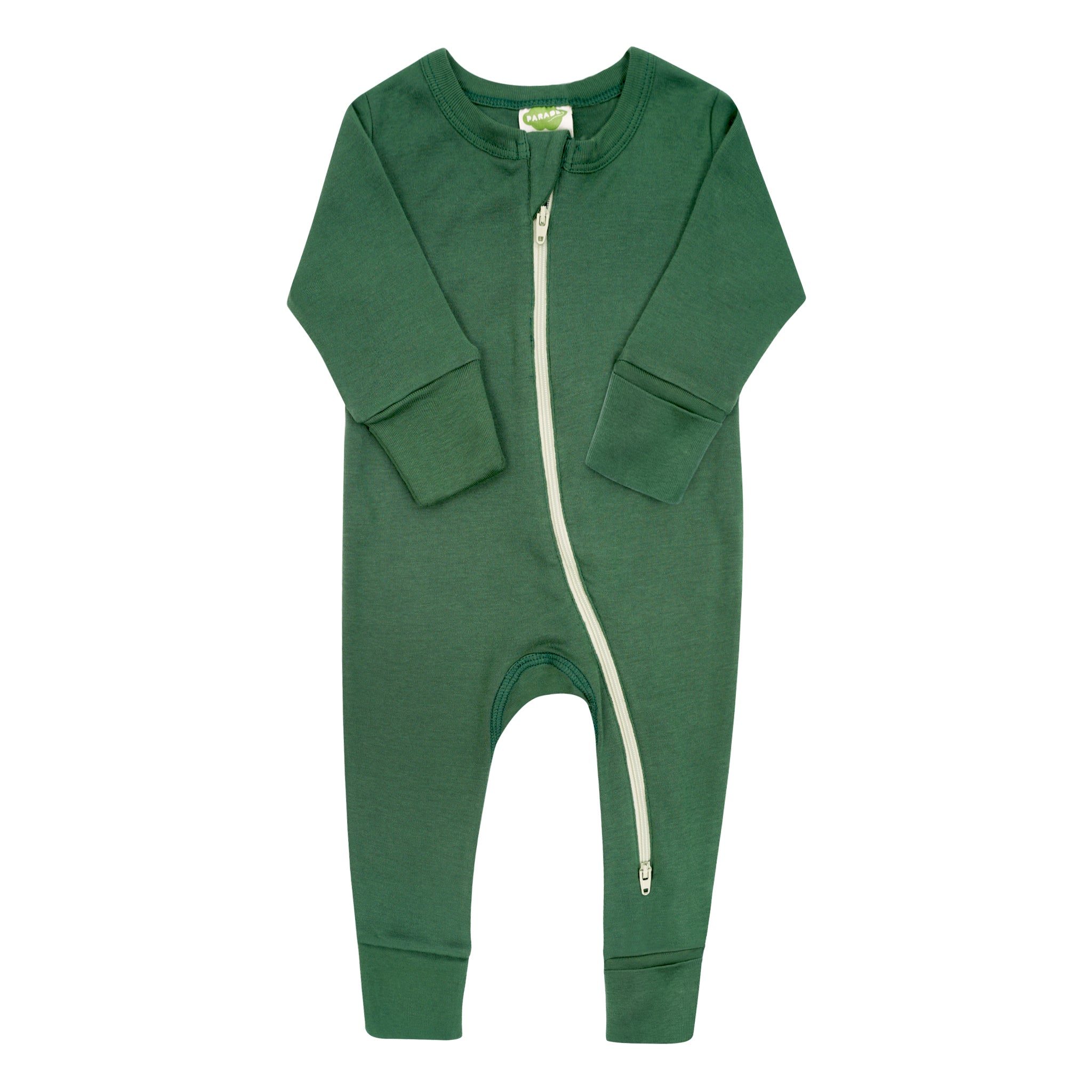 Organic Essentials '2-Way' Zip Romper - Long Sleeve