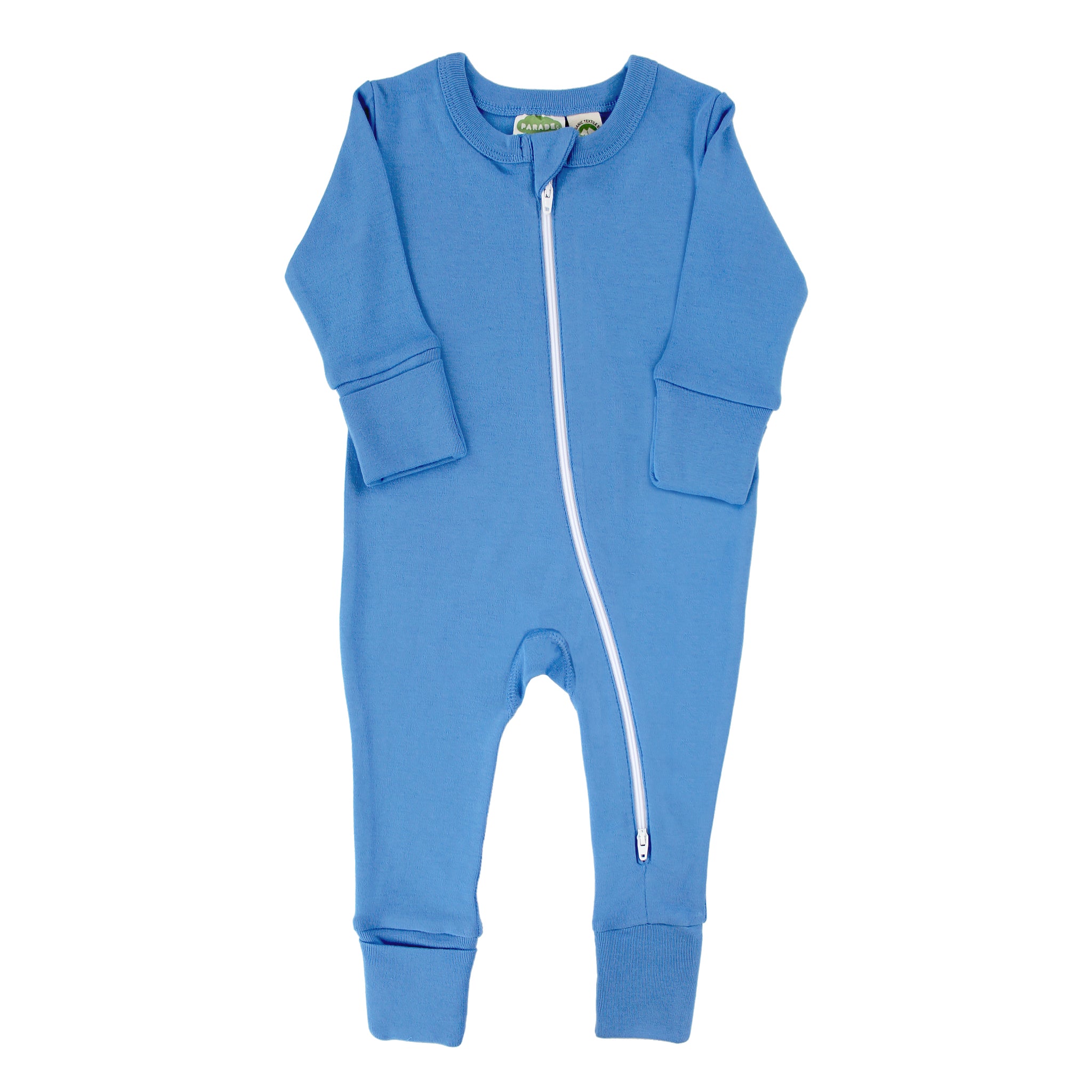 Organic Essentials '2-Way' Zip Romper - Long Sleeve
