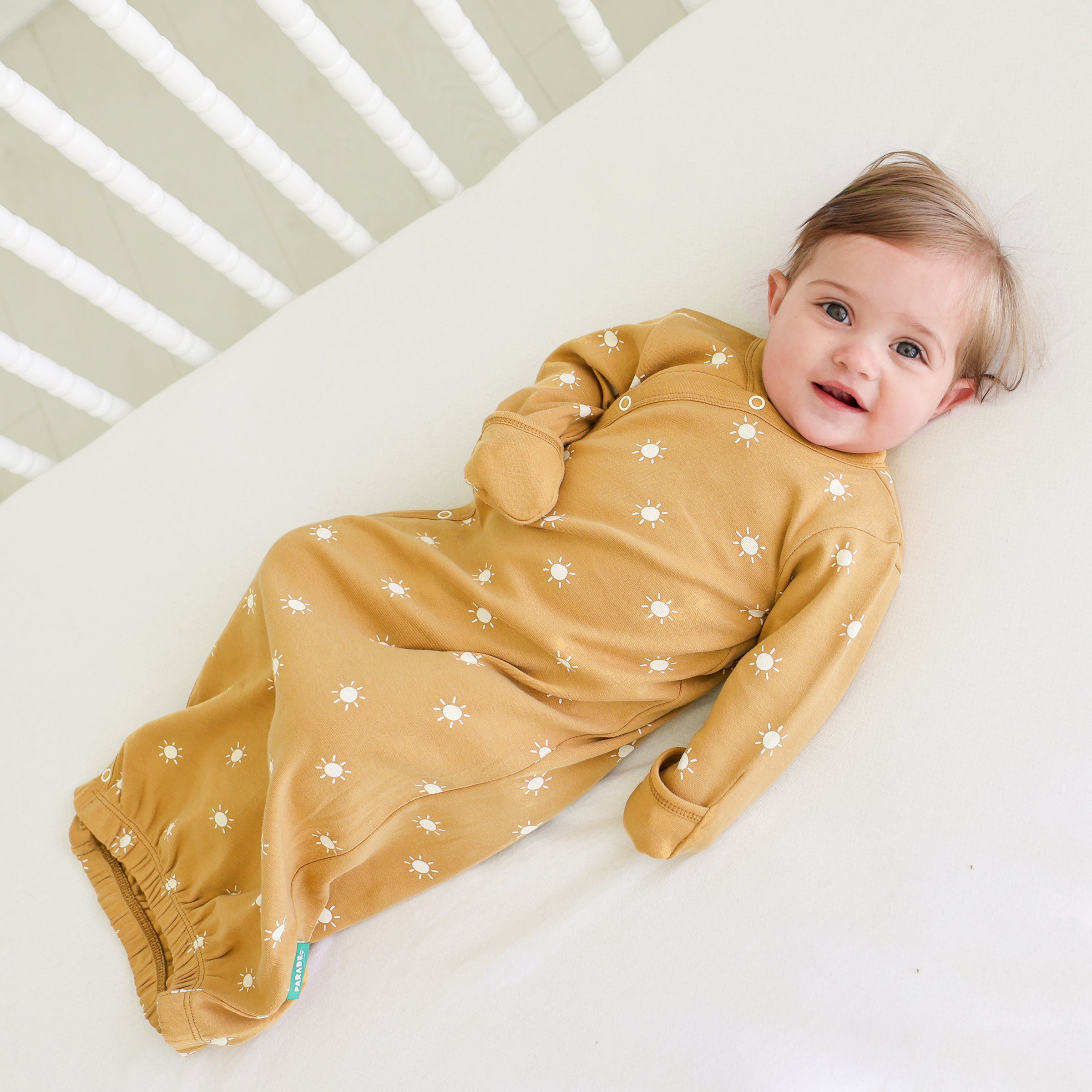 Organic best sale baby gown