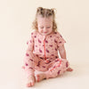 Organic Signature Print '2-Way' Zip Romper Short Sleeve - Organic Baby Clothes, Kids Clothes, & Gifts | Parade Organics