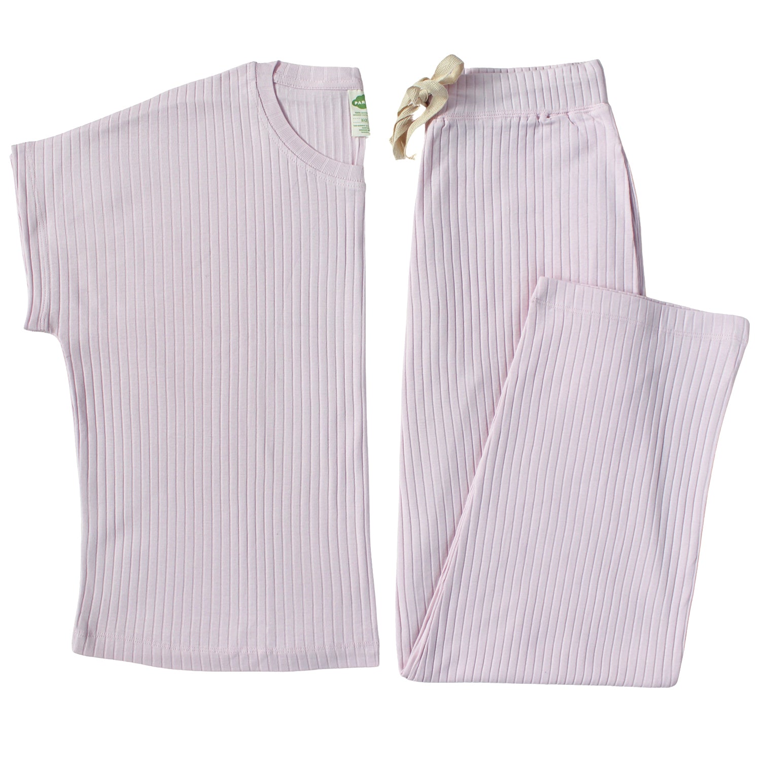 Organic Women's Rib Knit Pajamas