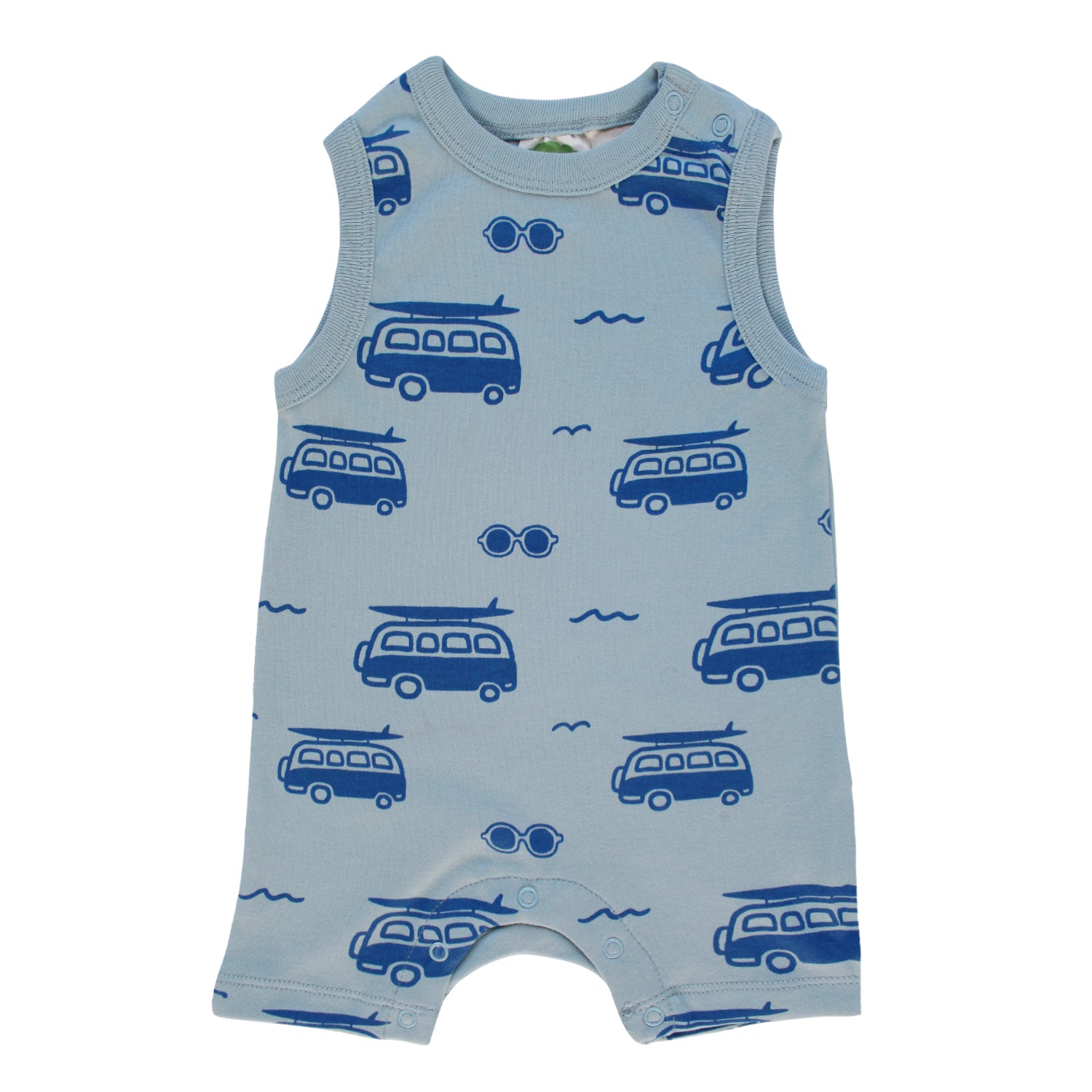 Organic Tank Rompers - Signature Prints
