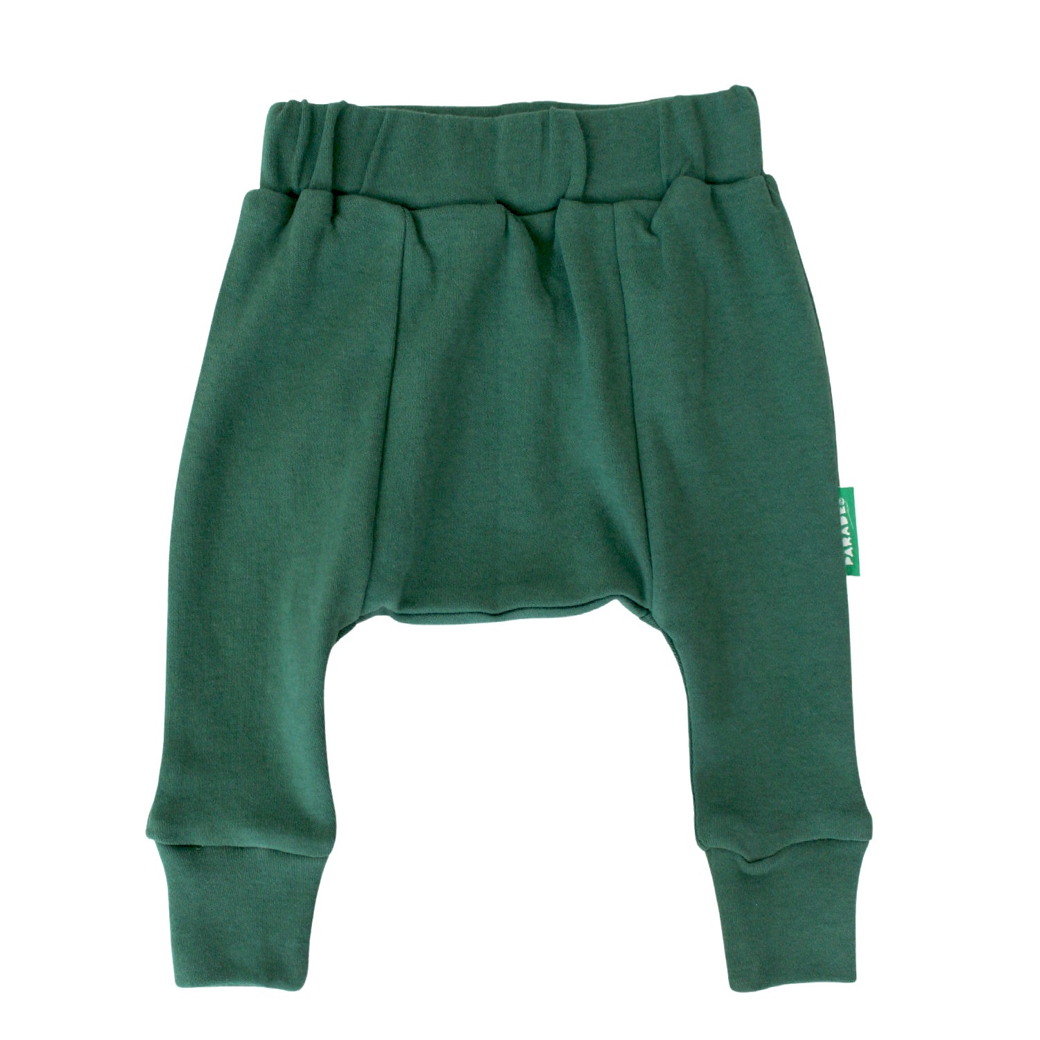 Solid Color Women's Tall Harem Pants in Dark Green