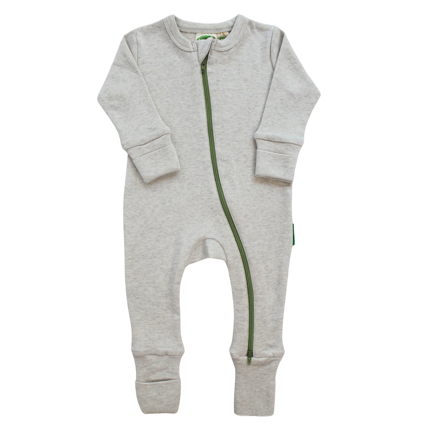 Organic Snuggle Soft Melange '2-Way' Zipper Romper – Parade