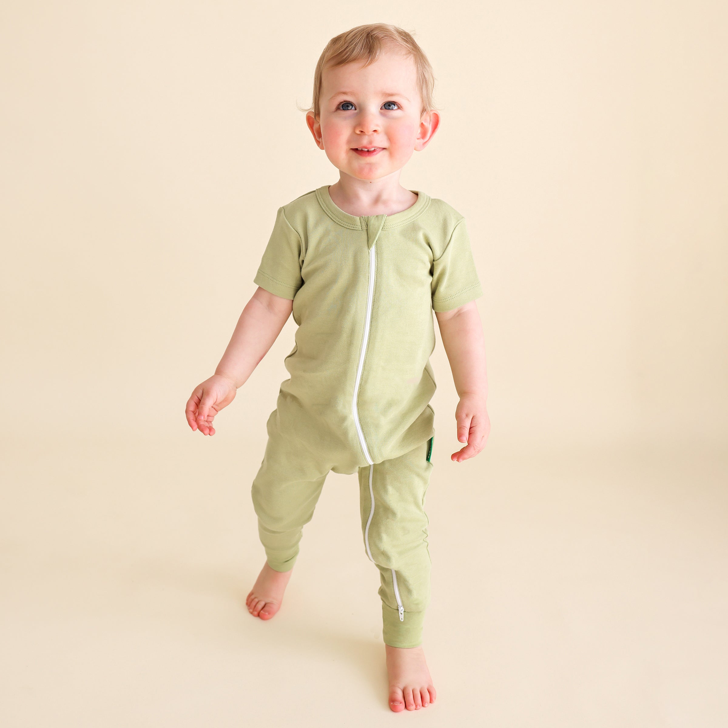Essential Basics '2-Way' Zip Romper - Short Sleeve - Organic Baby Clothes, Kids Clothes, & Gifts | Parade Organics