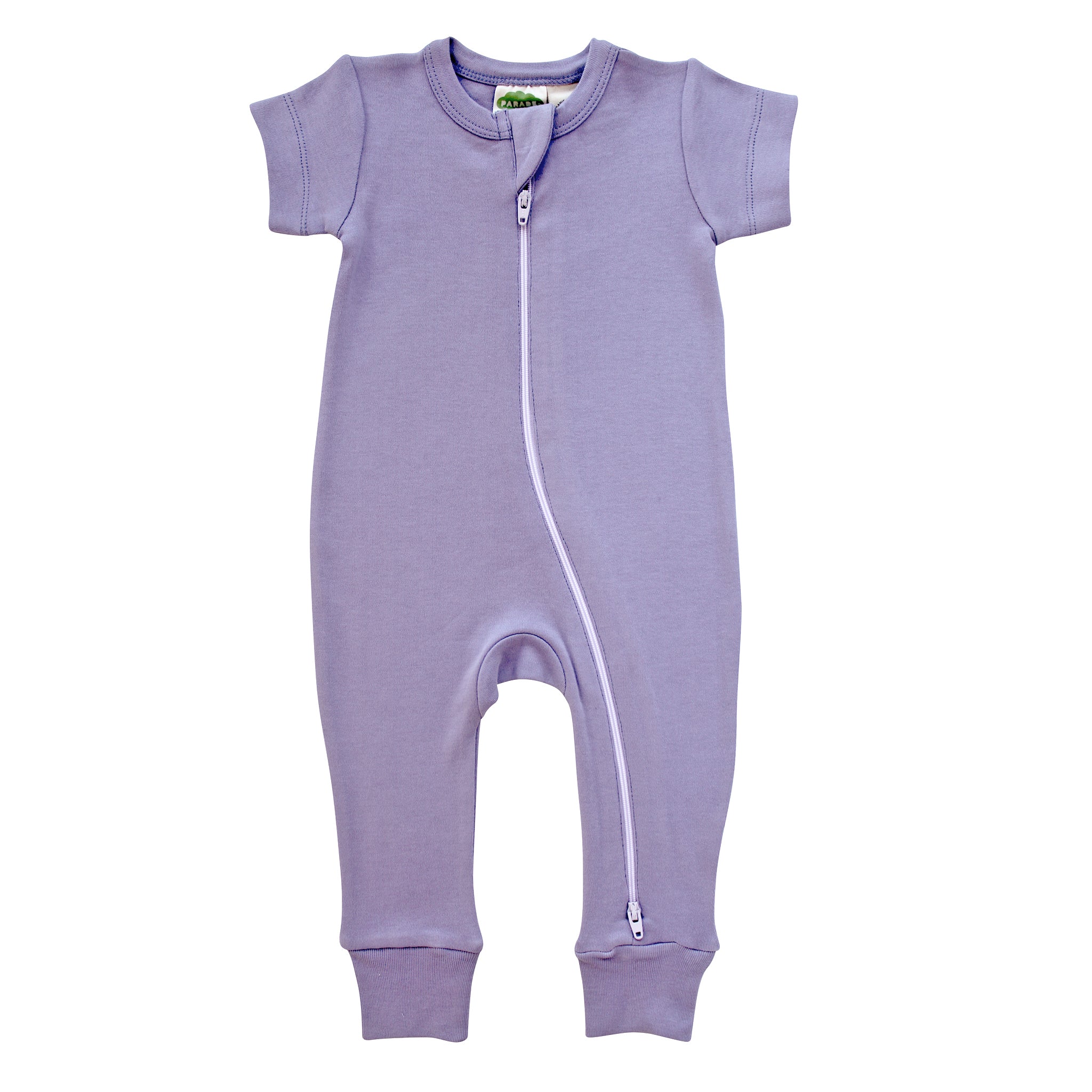 Organic Essential Basics '2-Way' Zip Romper - Short Sleeve - Organic Baby Clothes, Kids Clothes, & Gifts | Parade Organics